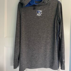 Creighton Colosseum Blue and Gray Athletic Hoodie